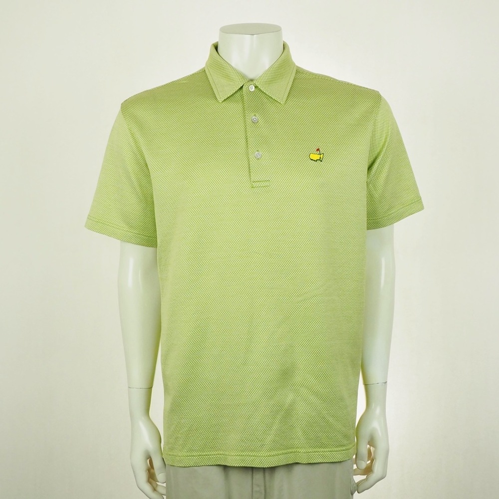 Amen Corner Golf Polo Shirt Mens Large Green Masters Augusta National Golf Club